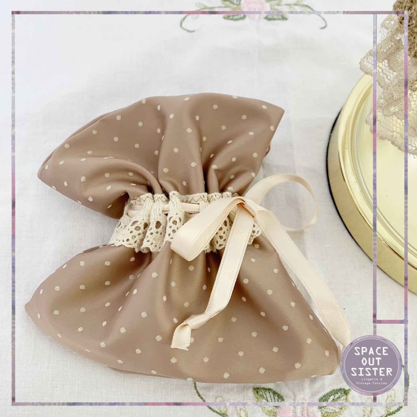 New Garter in Champagne & Gold