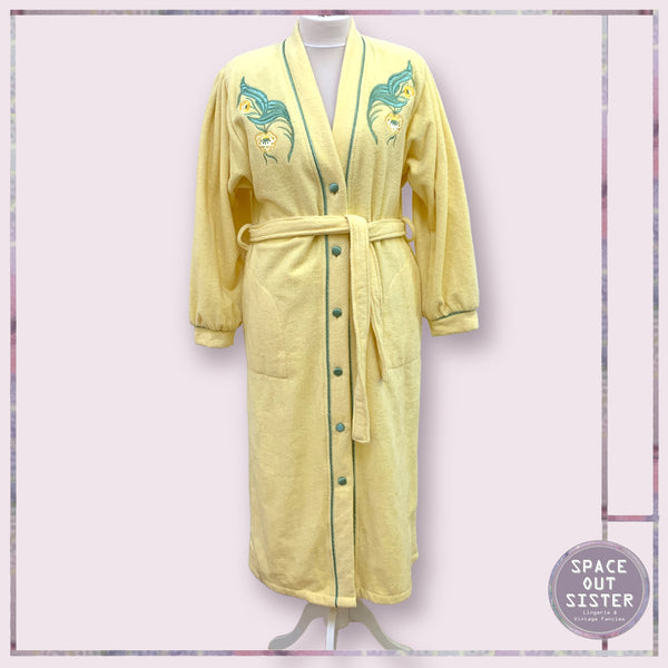 Vintage NOS Lemon Robe