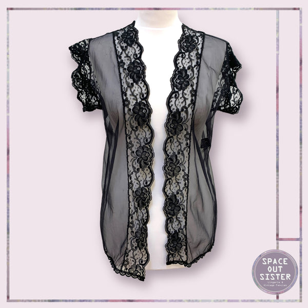 Midnight Hour Sheer Bed Jacket
