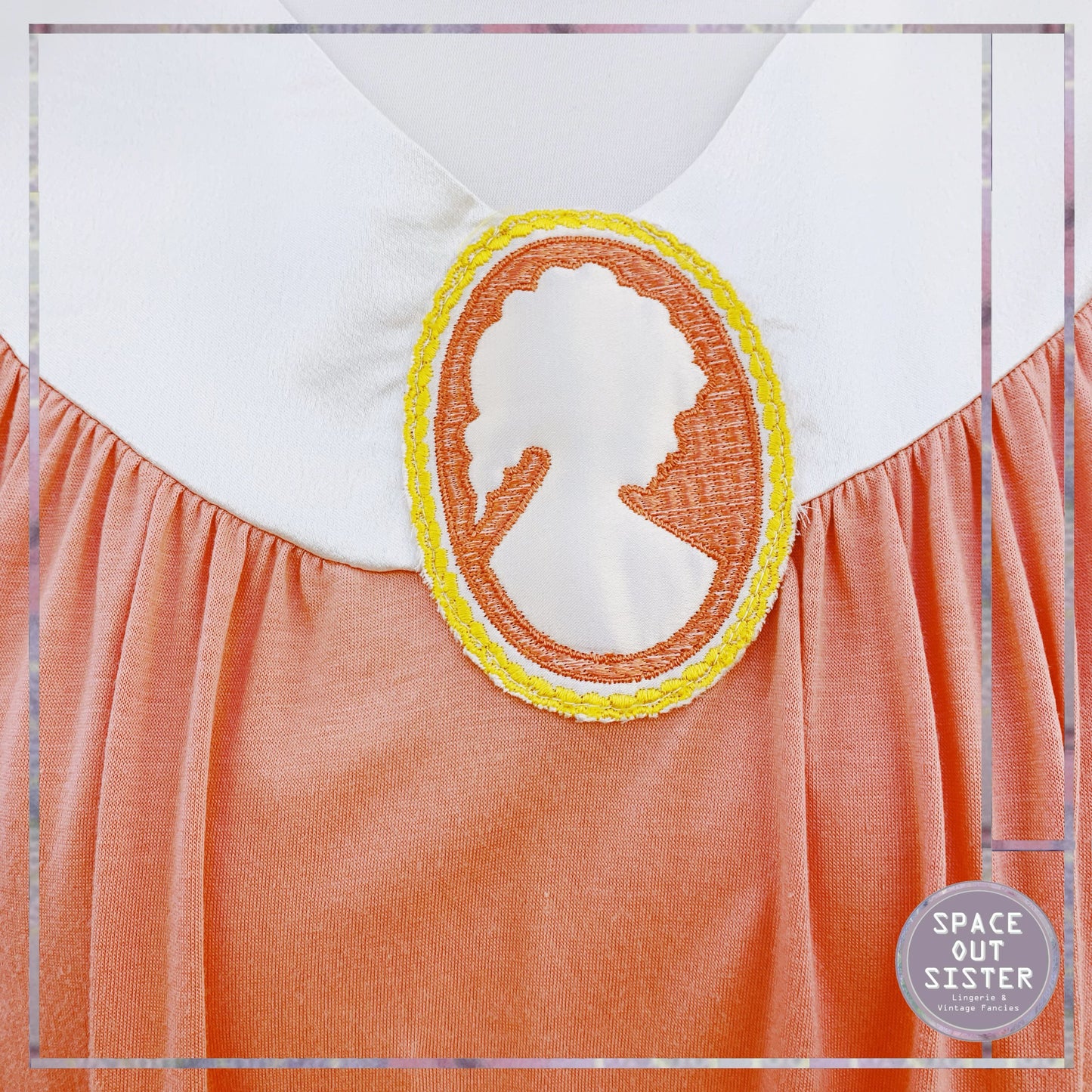 Vintage Cameo Cotton Nightdress