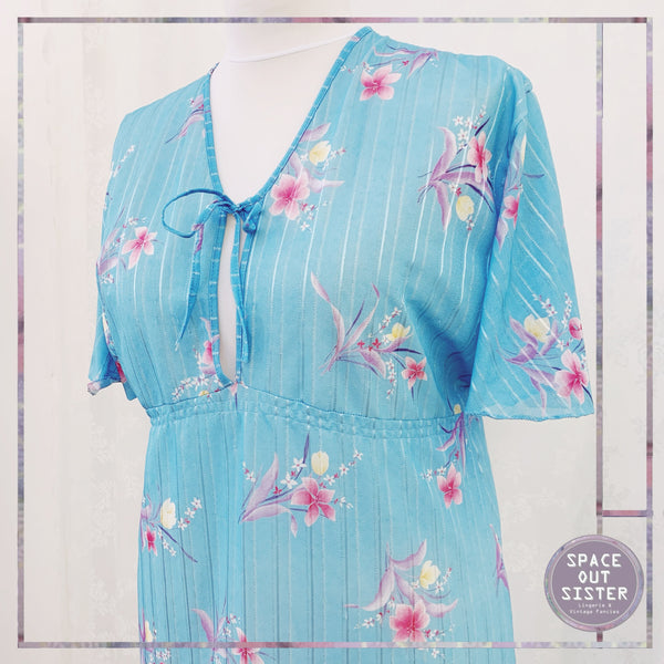 Vintage Turquoise Delight Nightdress