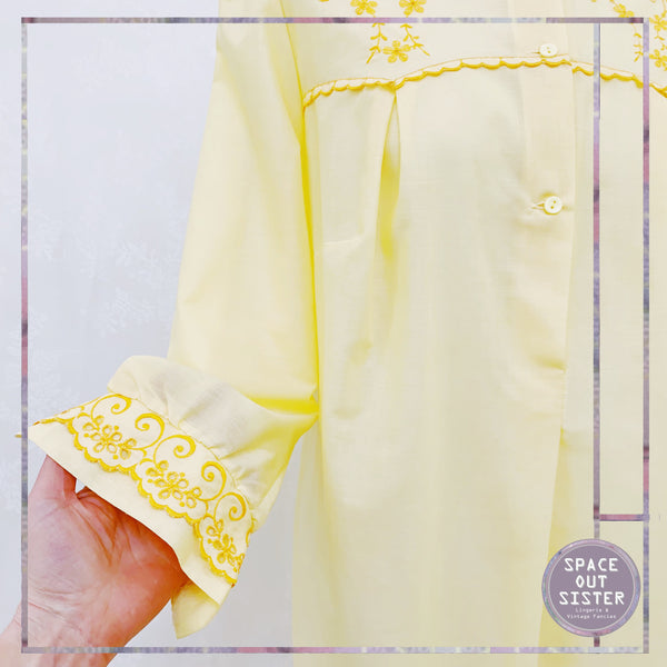 Vintage Yellow Nightdress