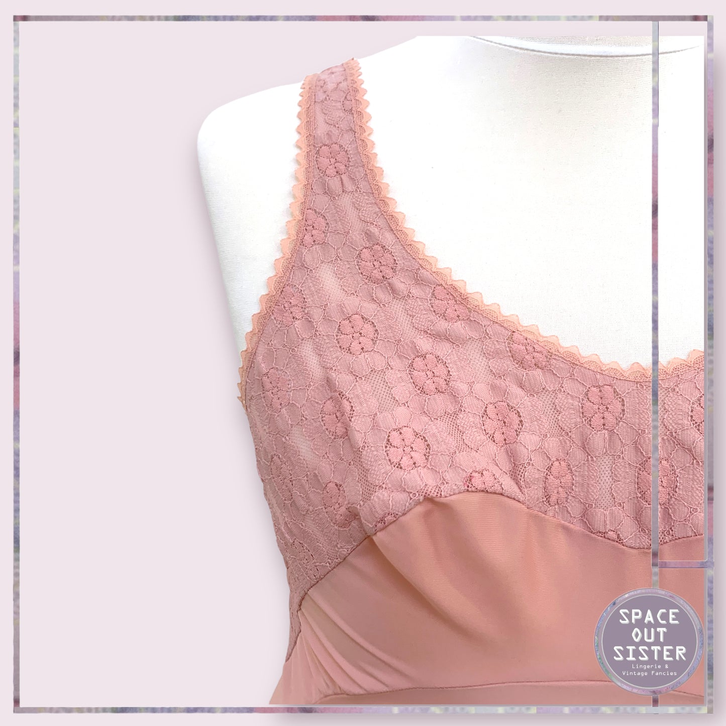 Vintage Dusky Pink Slip